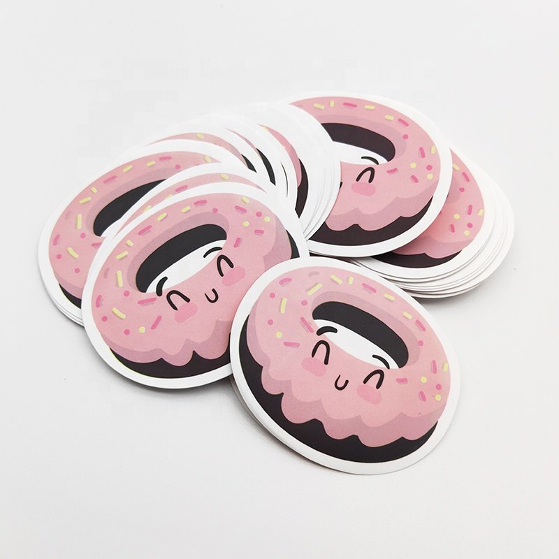 Waterproof Pvc Adhesive Label Sticker Paper Custom Printing Vinyl Stickers Logo