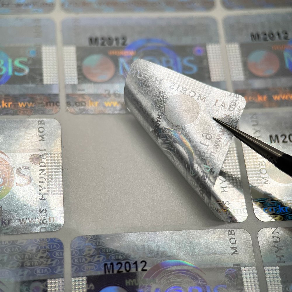 Yutai New Arrivals Custom Adhesive Void Stickers Hologram Security Code Sticker Sheet Label For Cosmetic