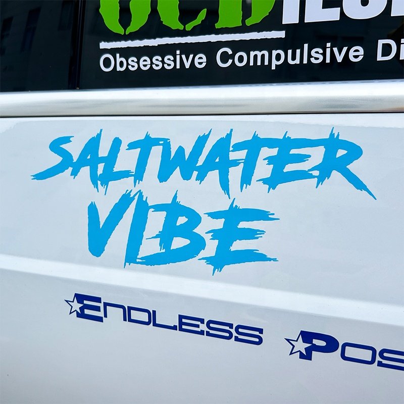 Custom Adhesive Waterproof UV Printing Vinyl Outdoor Vehicle Use Custom Logo Die Cut Vinyl Decal Transfer Car Window Stickers