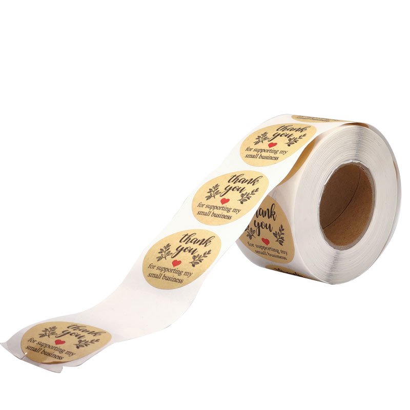 Custom Logo Adhesive Sticker Roll Self-Adhesive Plastic Holographic Surface Finish Candle Craft Industrial Glossy Packaging