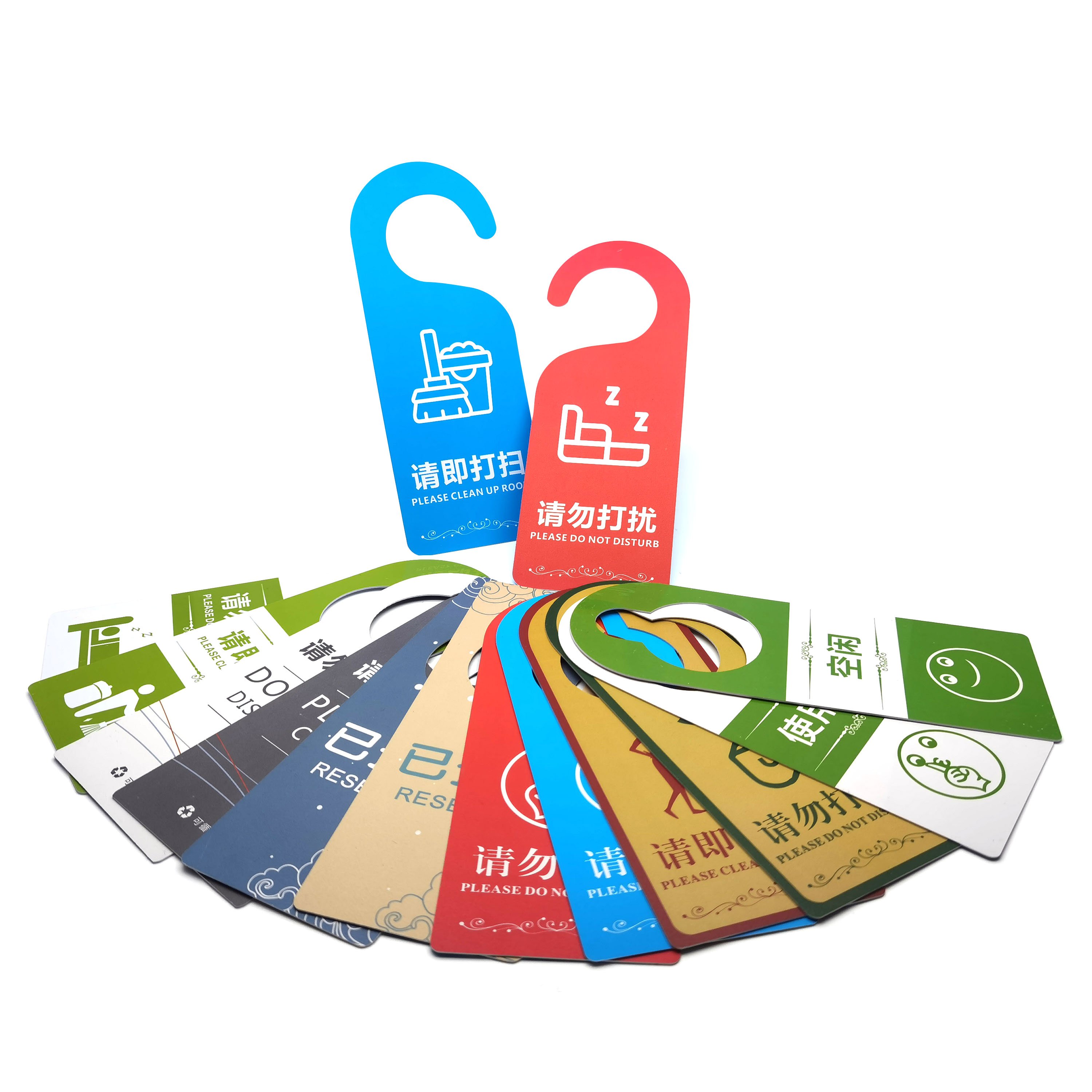 Custom High Quality Blank Paper Car Parking Permits Hang Tag Sticker Printing Temporary Parking Pass Card Door Hanger Flyer