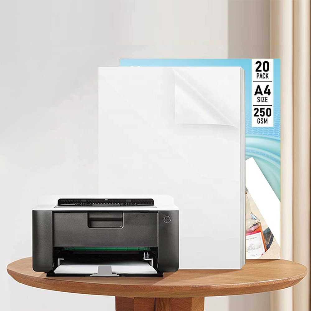New Design Self Adhesive A3 A4 Size Holographic Custom Kiss Label Die Cut Sheets Printable Vinyl Sticker Paper Waterproof