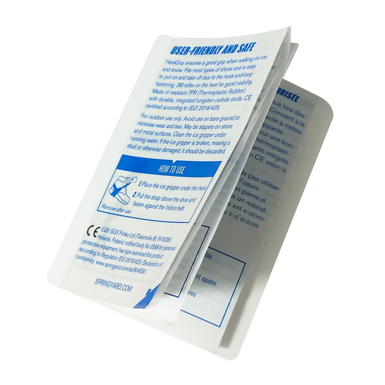 High quality custom adhesive multi layer booklet labels Peel off folding stickers for packaging
