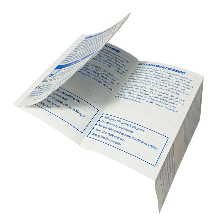 High quality custom adhesive multi layer booklet labels Peel off folding stickers for packaging