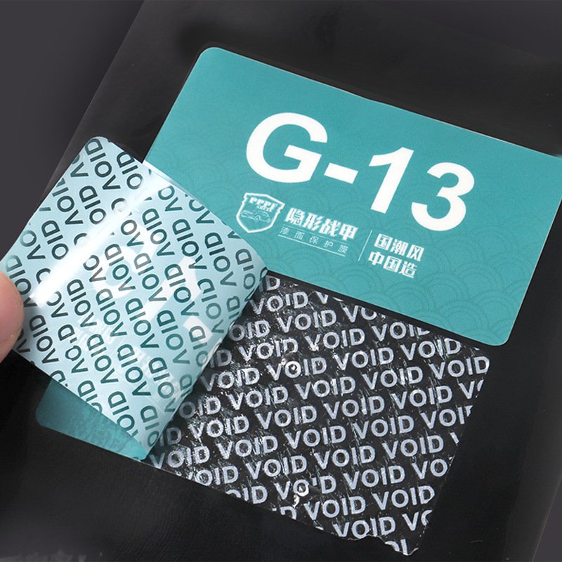 Custom Adhesive Warranty Void Seal Sticker Printed Tamper Evident Silver Void Labels Tamper Proof Label
