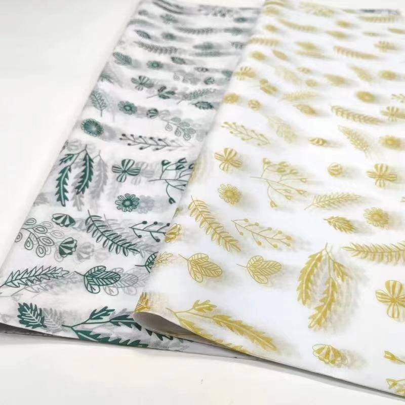 Custom Printed Logo Gift Wrapping Paper Clothing Tissue Paper