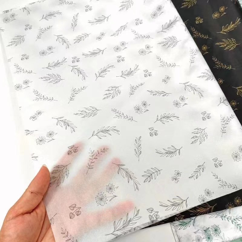 Custom Printed Logo Gift Wrapping Paper Clothing Tissue Paper