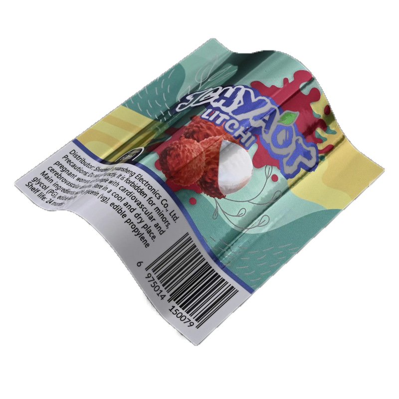 Custom Wholesale Design Logo Circle Vinyl Adhesive Transparent Seal Packaging Sticker Label