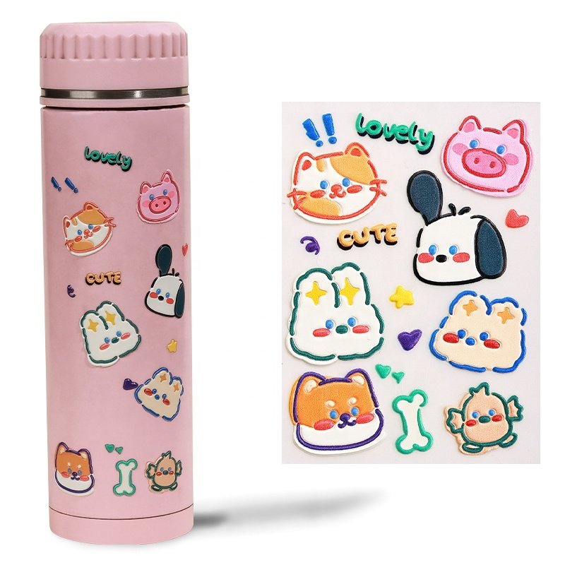 Anime Stickers 3D Stickers Printing Adhesive Waterproof PVC Label Company Logo Design Cartoon Stickers Custom Die Cut Vinyl