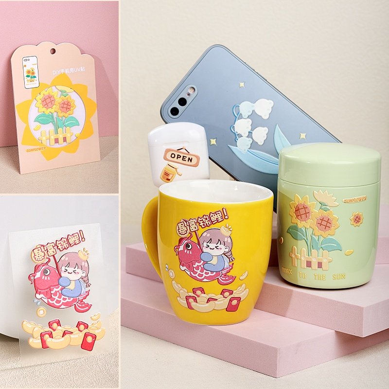 Anime Stickers 3D Stickers Printing Adhesive Waterproof PVC Label Company Logo Design Cartoon Stickers Custom Die Cut Vinyl