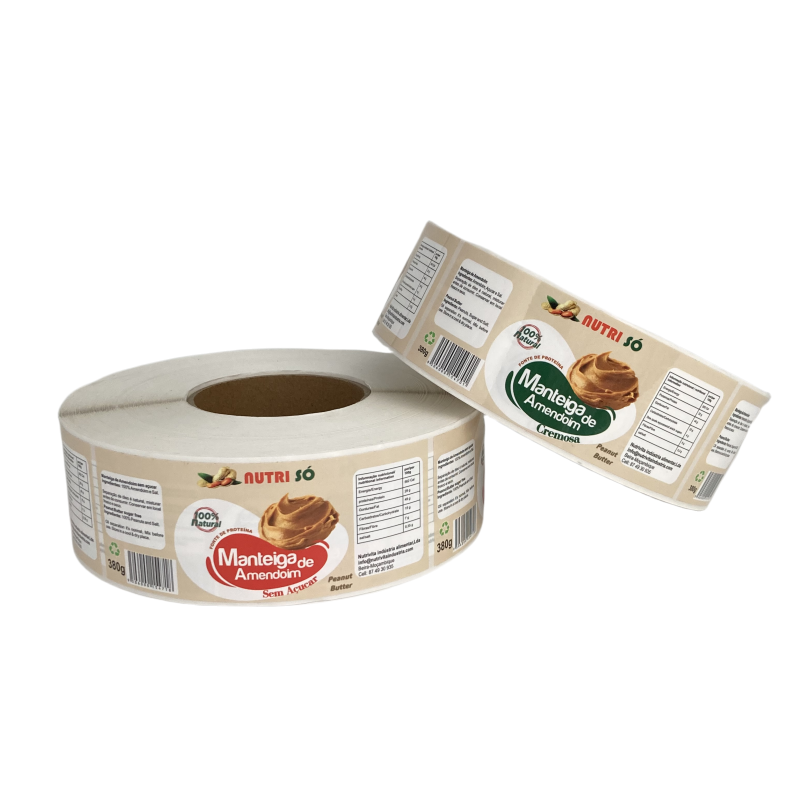 Custom Design Print Autocollant Personnalis Logo Waterproof Vinyl PVC Labels Stickers for Packaging
