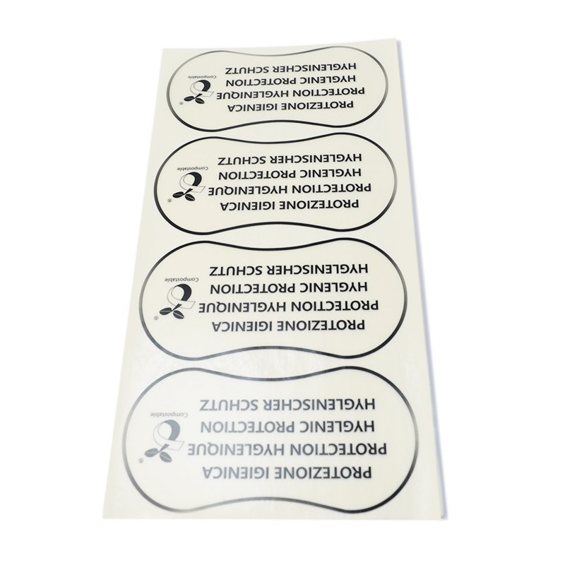Biodegradable Custom Stickers Printing Roll Adhesive Sticker Labels Compostable Waterproof Die Cut Sticker Printing