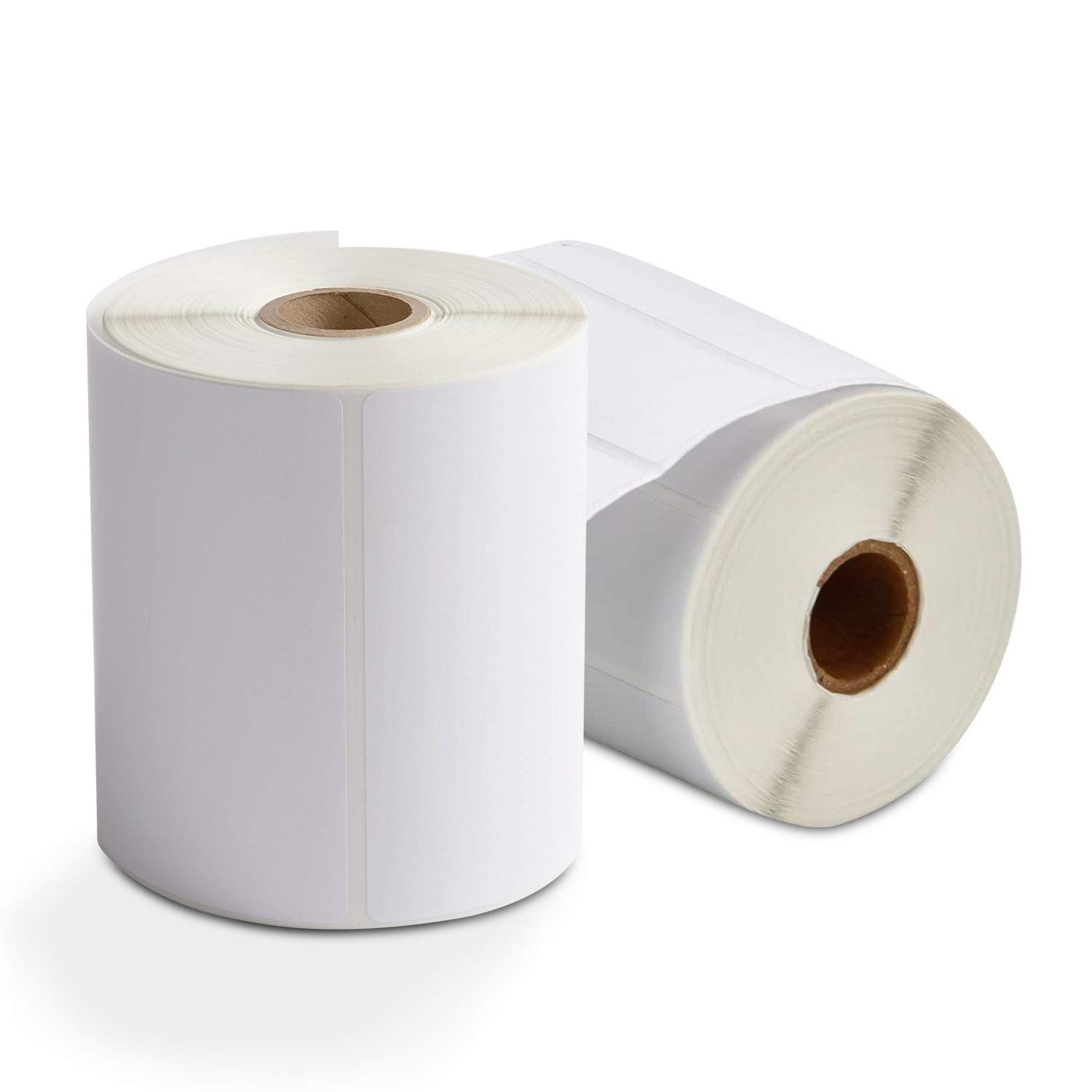 Hot Sale Blank Barcode Labels 4*6inch Art Paper Adhesive Printed Sticker Thermal Transfer Label Roll