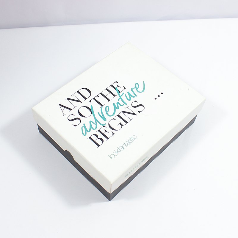 HXD Best Selling Custom Printed Logo Cuboid Pink blue Gradual Chang Luxury Cardboard Packaging Box for Clothing Shoe