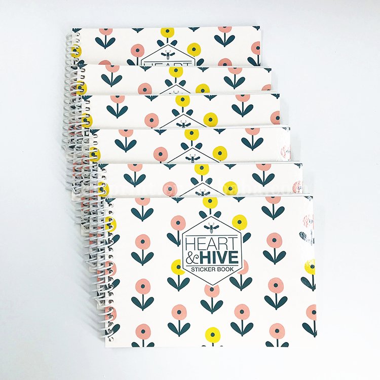 Best Selling Softcover Pocket Booklet High Quality Wire-O Book Printing With Sticker sheet
