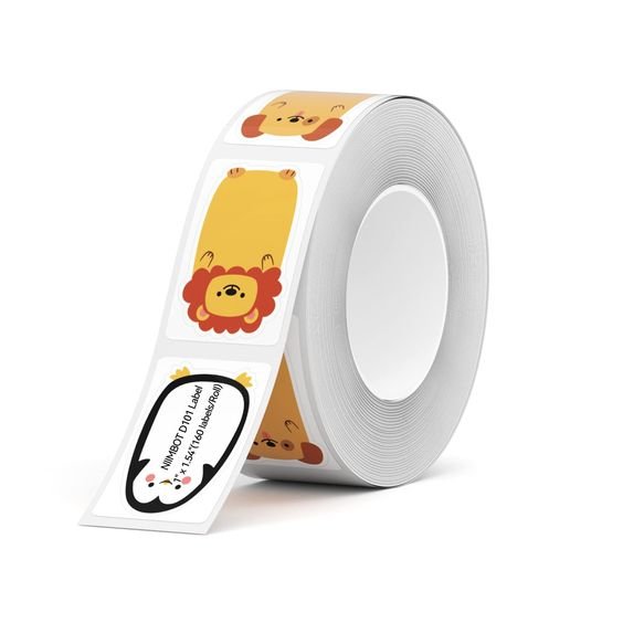 Custom Logo Sticker PVC Synthetic Paper Adhesive Vinyl Waterproof Roll Printed Plastic Circle Brand Logo Sticker Stamping