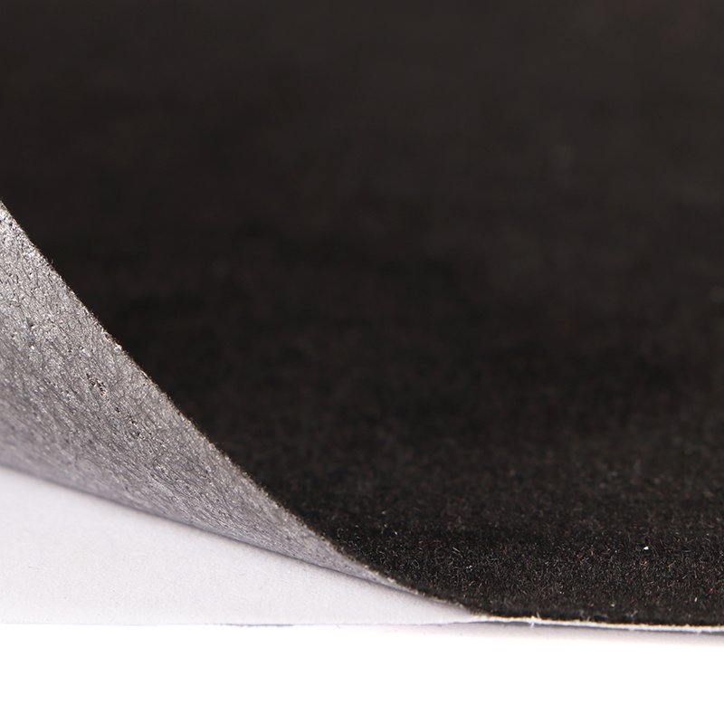 HH 029 velvet sticker paper sheets Self Adhesive black sticker glue paper Craft Fabric a4 print flocking paper