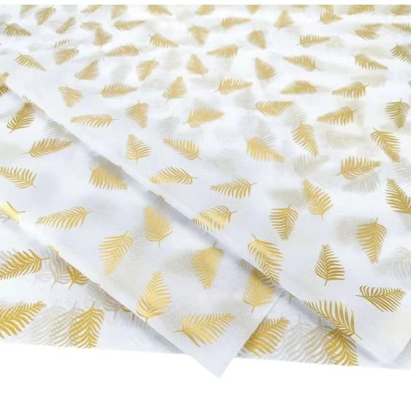 High Quality Custom Wrapping Tissue Paper Packing Brand Tissue Papers with company logo stickers