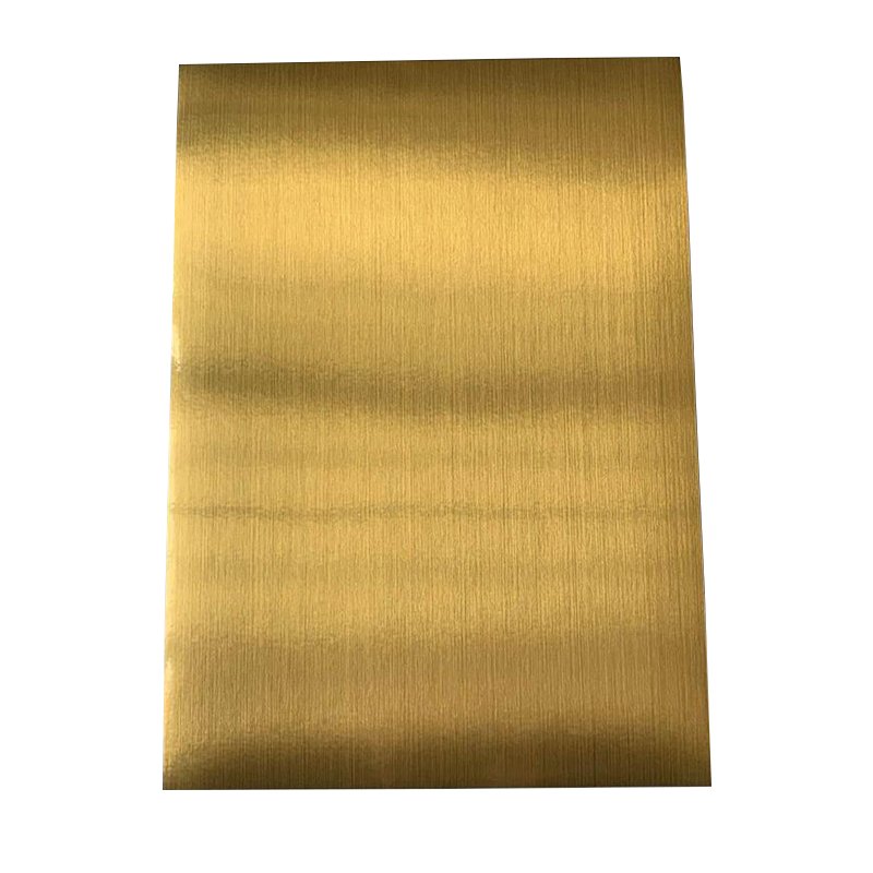 Printable Waterproof A4 Brushed Gold PET Sticker Paper For Inkjet Printer 8.5x11