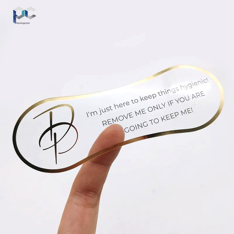 Factory direct sales free design high-end custom transparent labels custom stickers clear sticker labels roll