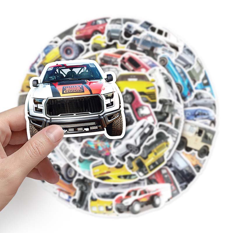 51PCS Cheap Personalized Good Price Vinyl Stickers Personalized Trendy Decorative Laptop Cartoon Off-Road Vehicle Sticker