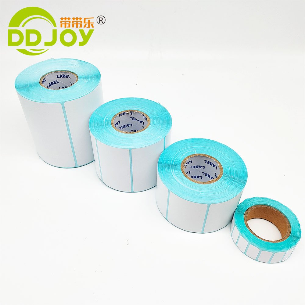 Thermal Printing Label Printable Label Different Size Custom Barcode Label Express Waybill White Digital Printing Custom Sticker