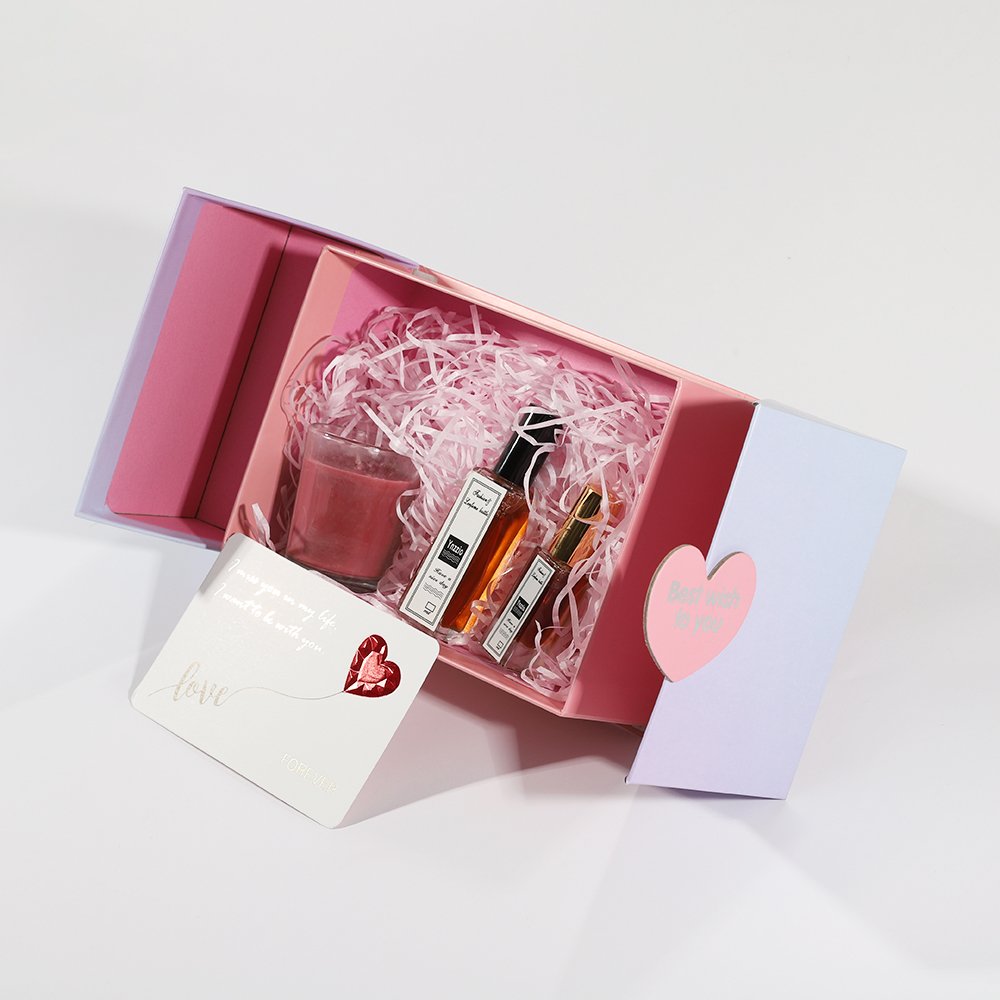 Custom bridesmaid gift packaging wedding gift set box gift boxes with magnetic lid