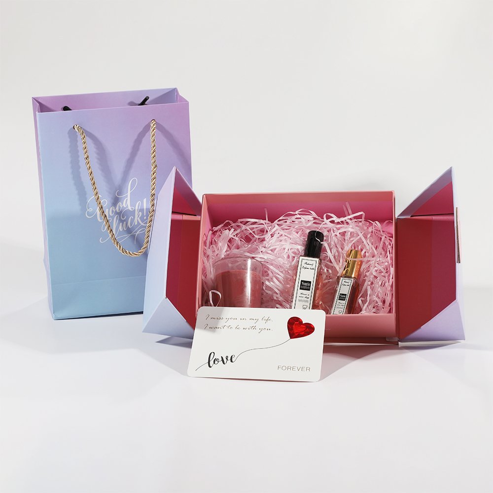 Custom bridesmaid gift packaging wedding gift set box gift boxes with magnetic lid