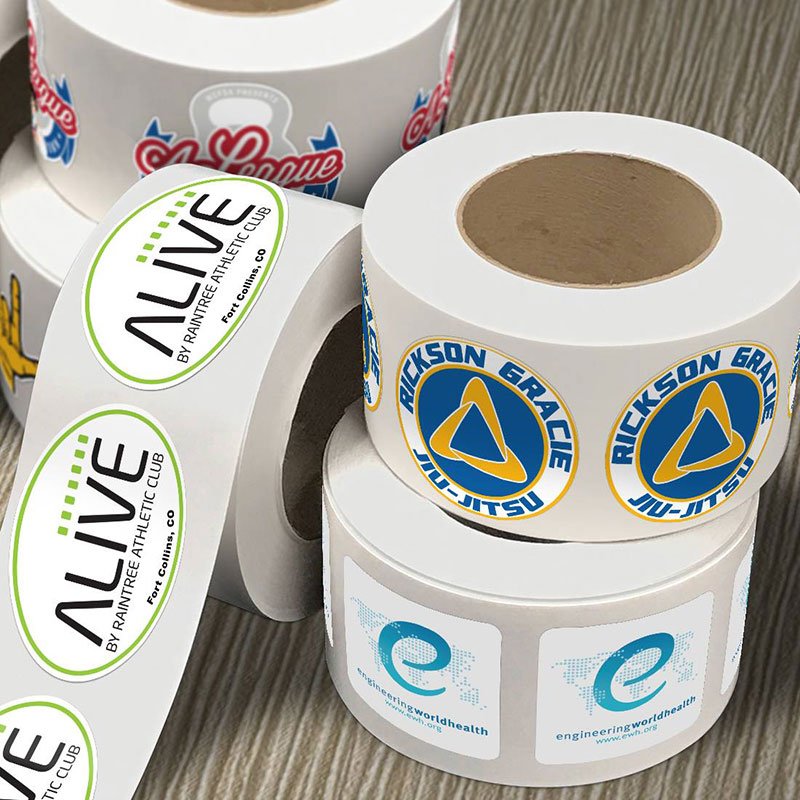 Product Bottle Label Printing Custom Adhesive Sticker Roll Waterproof Vinyl Sticker