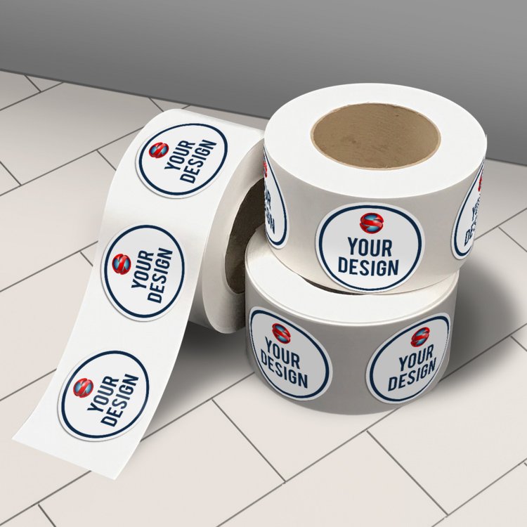 Product Bottle Label Printing Custom Adhesive Sticker Roll Waterproof Vinyl Sticker