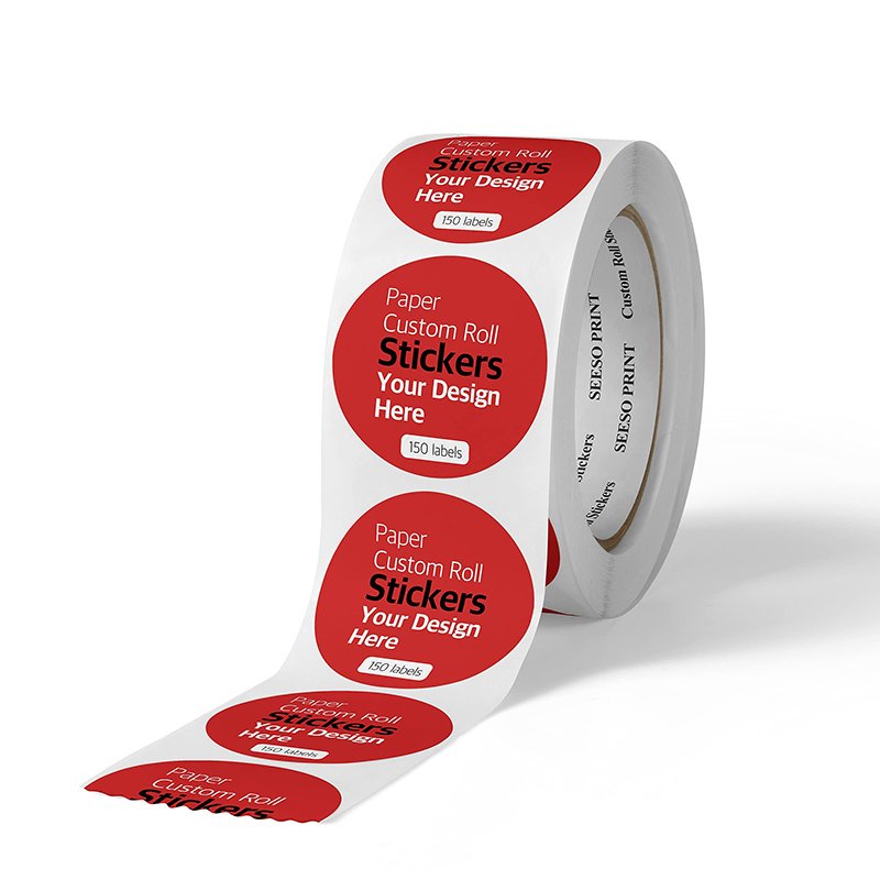 Product Bottle Label Printing Custom Adhesive Sticker Roll Waterproof Vinyl Sticker