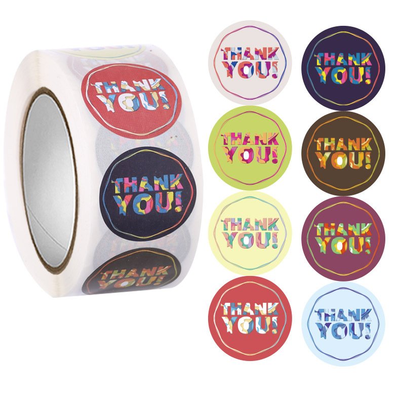 China Custom Vinyl Adhesive Colored Printing 100x150 Mm Round Sticker Roll Labels