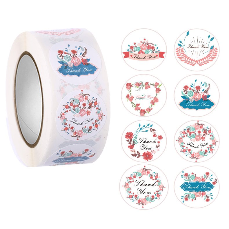 China Custom Vinyl Adhesive Colored Printing 100x150 Mm Round Sticker Roll Labels