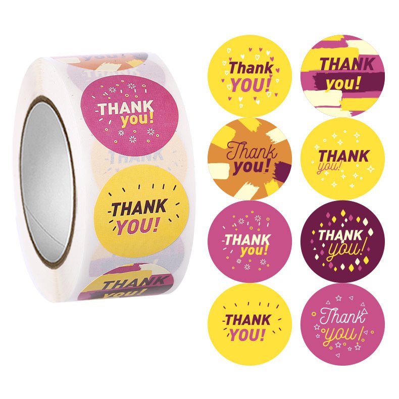 China Custom Vinyl Adhesive Colored Printing 100x150 Mm Round Sticker Roll Labels