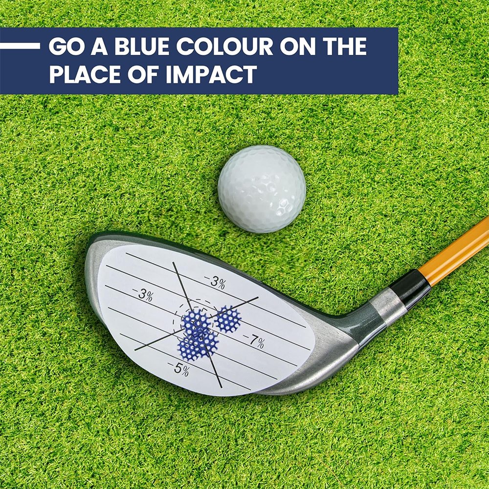 Golf training target Label Woods Irons and Putters Impact Stickers Training Aid Golf Impact Tape