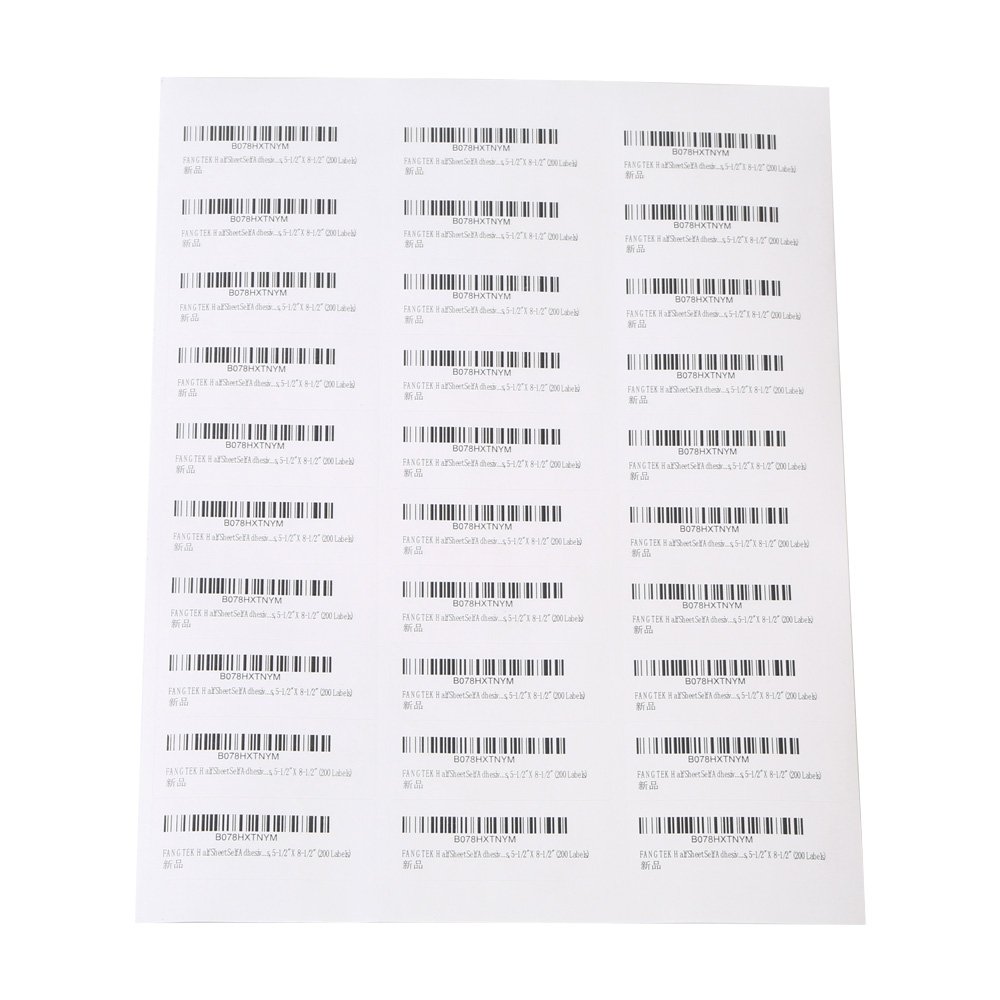 a4 address barcode sticker shipping label for labels laser and inkjet printer