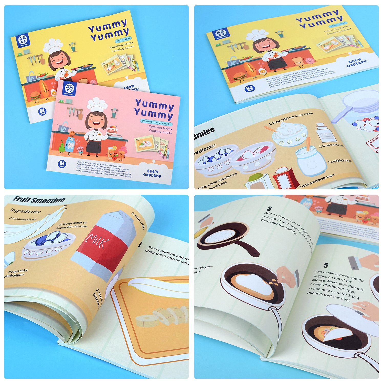 Promotional Cartoon Sticker Education Story Activity Puzzle Kindergarten Cartoon Coloring Books for Children