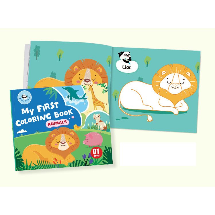 Promotional Cartoon Sticker Education Story Activity Puzzle Kindergarten Cartoon Coloring Books for Children