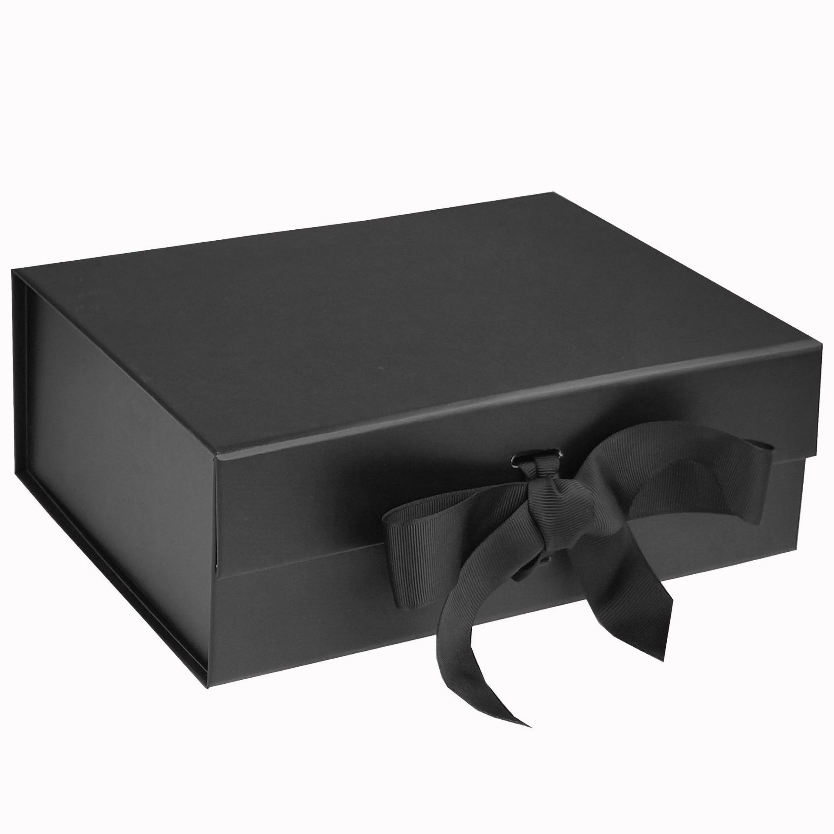 Custom Cardboard Book Shape Fashion Luxury Clothing Folding Box Carton Foldable Magnetic Packaging Gift Paper Box With Ribbon