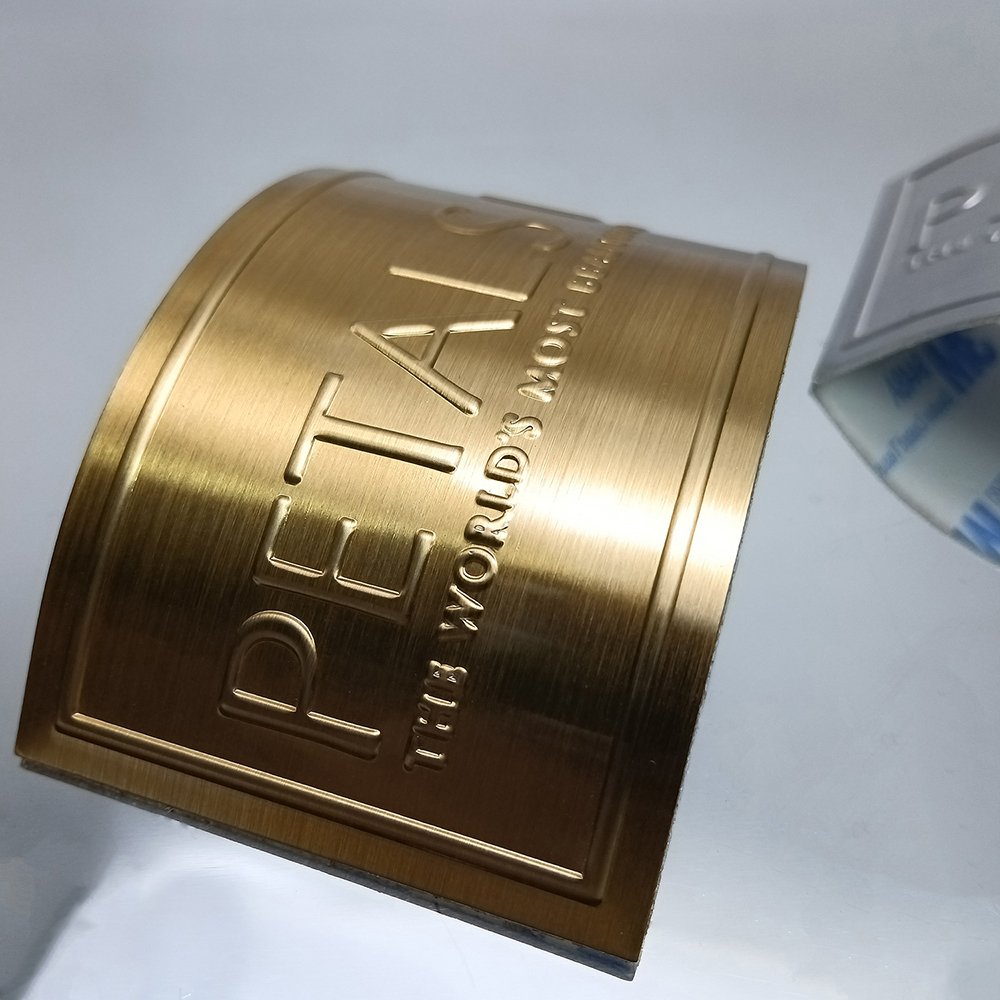 Paramount Gold Or Sliver Rose Gold Waterproof Self-Adhesive Candle jar Brand LOGO Packaging Label Sticker custom