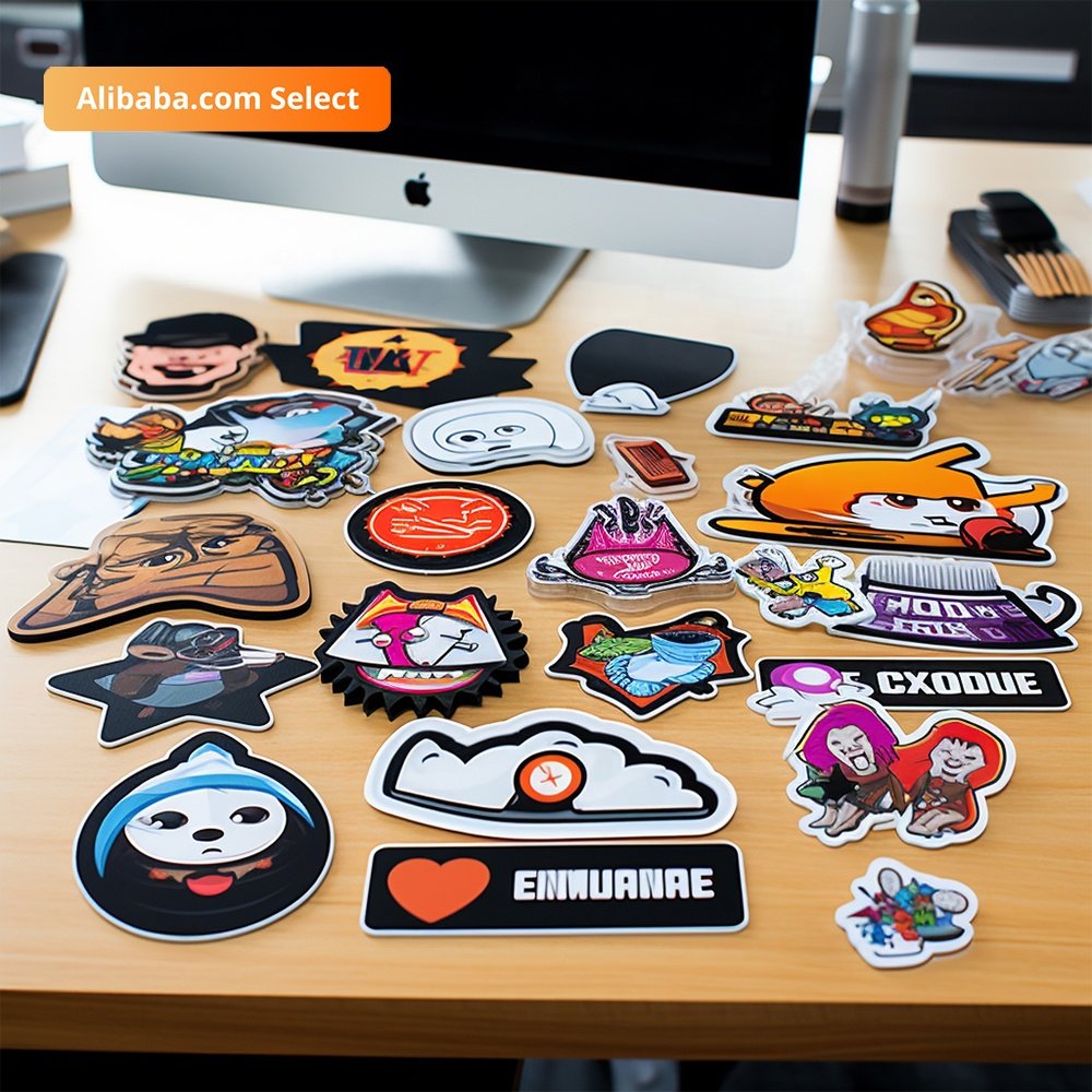High Quality Crystal Code Labels Personalised Logo Vinyl Kiss-Cut Stickers Custom Service Uv Proof Die Cut Sticker Printing