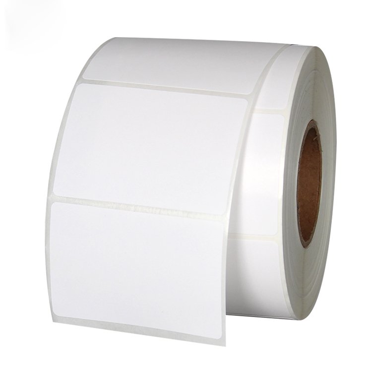 75mm width 30m continuous label paper adhesive sticker roll