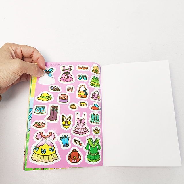 Over 200 Decorative Stickers Custom Toddler Kids Adult Girls Boys Reusable Sticker Book Printing