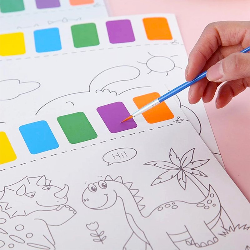 custom Kids/Children mandala with Matte stickers coloring printing full color book