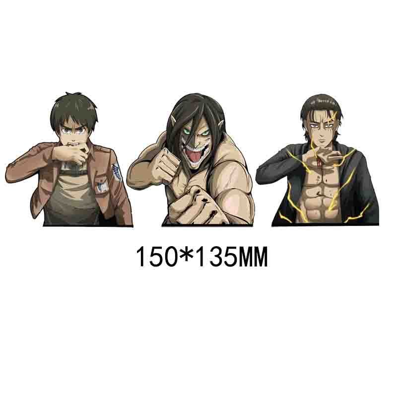 Hot Selling 3D Anime Motion Stickers 3D Waterproof Car Stickers Wall Art Whole Characters Stickers