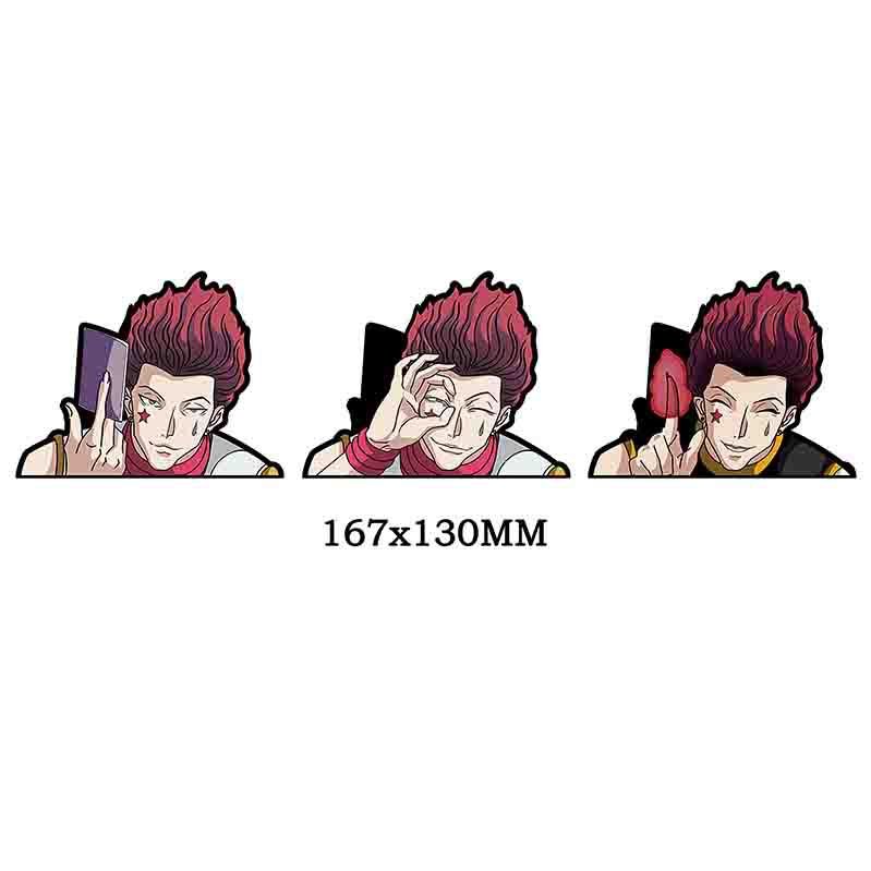 Hot Selling 3D Anime Motion Stickers 3D Waterproof Car Stickers Wall Art Whole Characters Stickers