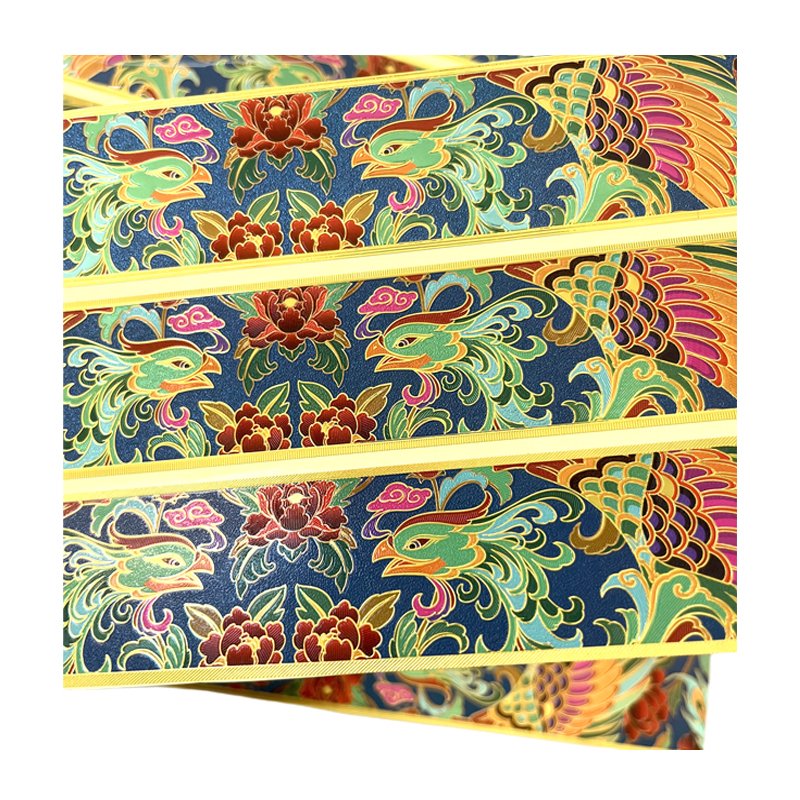 Wholesale Custom Luxury Vivid Bird Image Skincare Sets Private Sticker Waterproof Perfume Gloss Bottle Sticker Label Custom