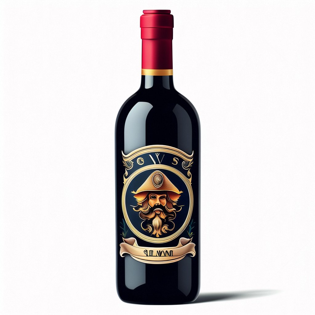 Custom Top Grade Red Wine Labels Self Adhesive Bottle Label Stickers With Gold Foil Stamping
