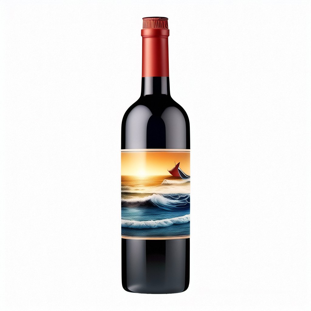Custom Top Grade Red Wine Labels Self Adhesive Bottle Label Stickers With Gold Foil Stamping