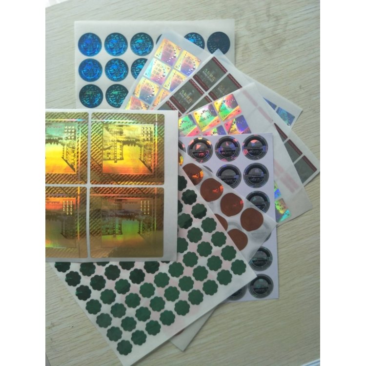 Custom Scratch Off Serial Number Security Hologram Sticker Qr Code 3d Holographic Label With Security Verify System